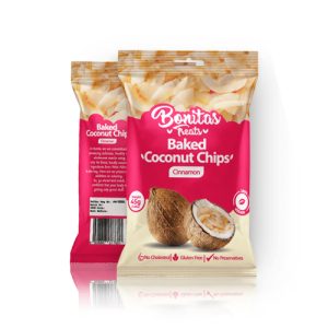 Bonitas Cinnamon Baked Coconut Chips (45g)
