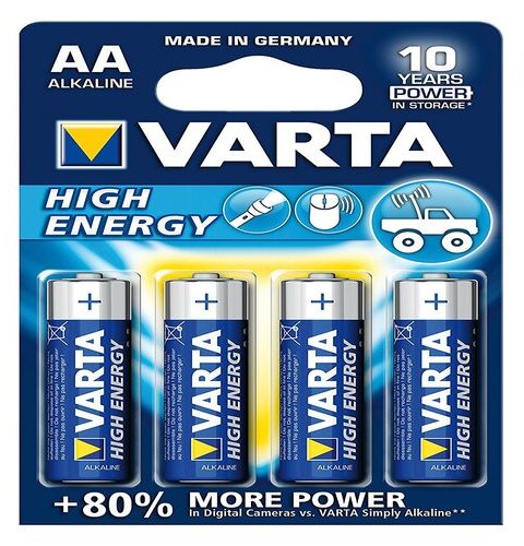 Varta AA Hi Energy Batteries +80% 2S