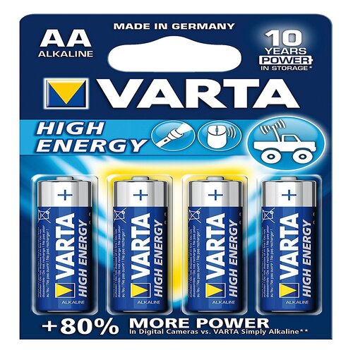Varta AA Hi Energy Batteries +80% 2S