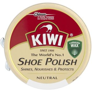 Kiwi Shoe Polish Neutral Tin (200mL)