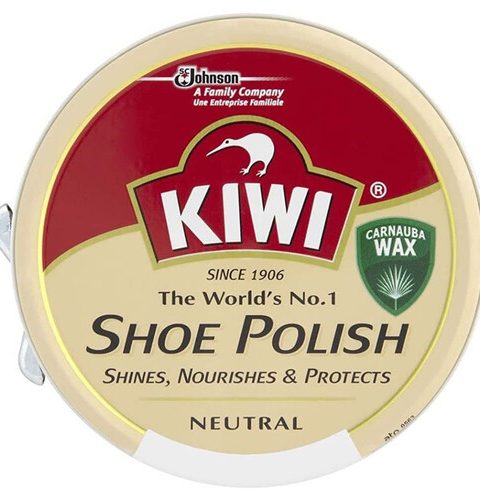Kiwi Shoe Polish Neutral Tin (200mL)