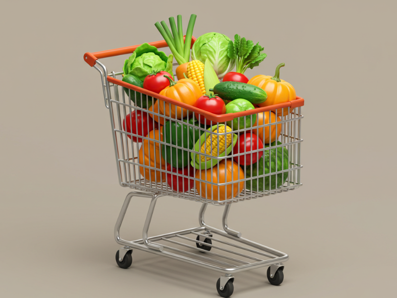 fruit shopping cart