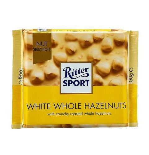 Ritter Sport White Whole Hazelnuts (100g)