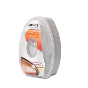 Silver Instant Shine Sponge Black