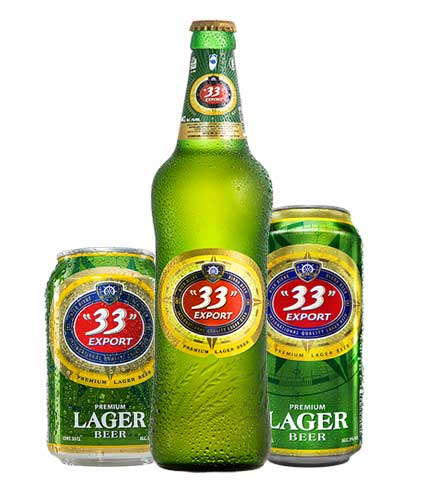 33 Export Lager Beer – 33cl Can x 6