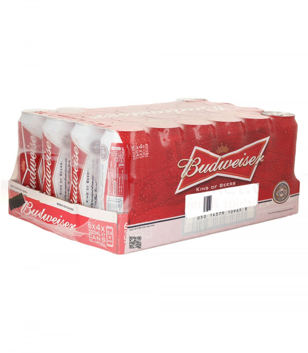 Budweiser Lager Beer 500ml x24 HTS Plus