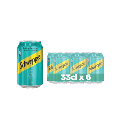 Schweppes Bitter Lemon – 33cl x6
