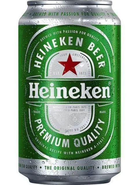Heineken Lager Beer - 33cl Can x 6