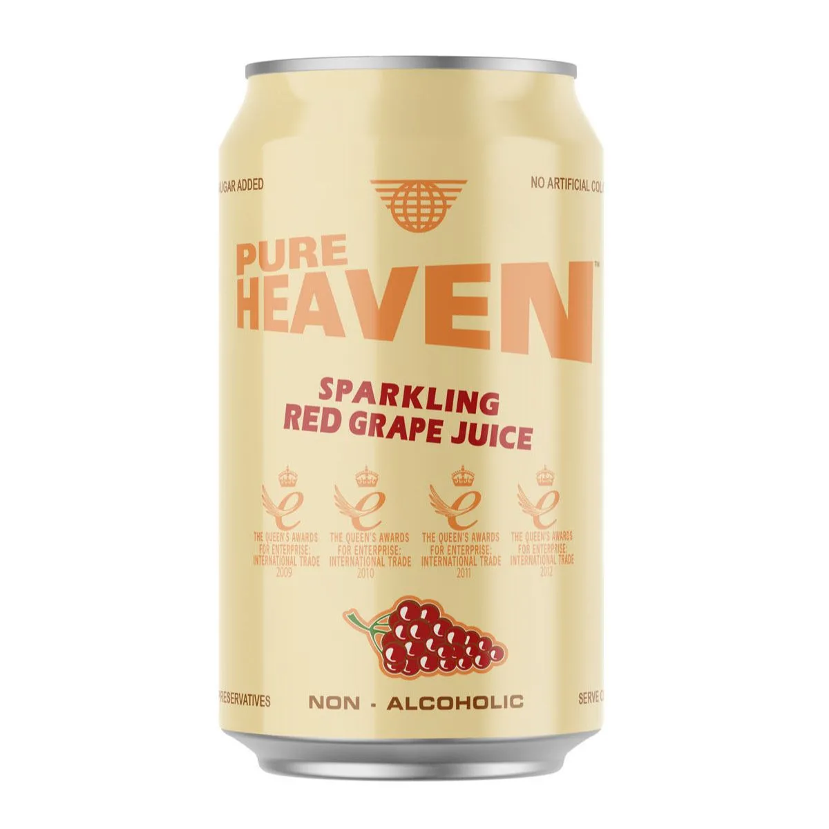 Pure Heaven Sparkling Health Red Grape Drink (Can) - 33cl