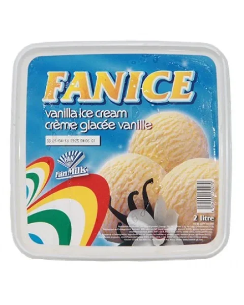 FanIce Ice Cream Vanilla | 3L