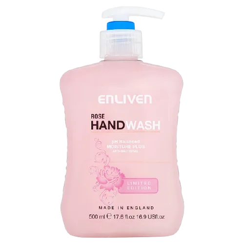 Enliven Anti Bacterial Rose Hand Wash - 500ml