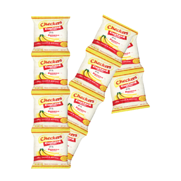 Checkers Banana Flavour Custard   | 50g x10