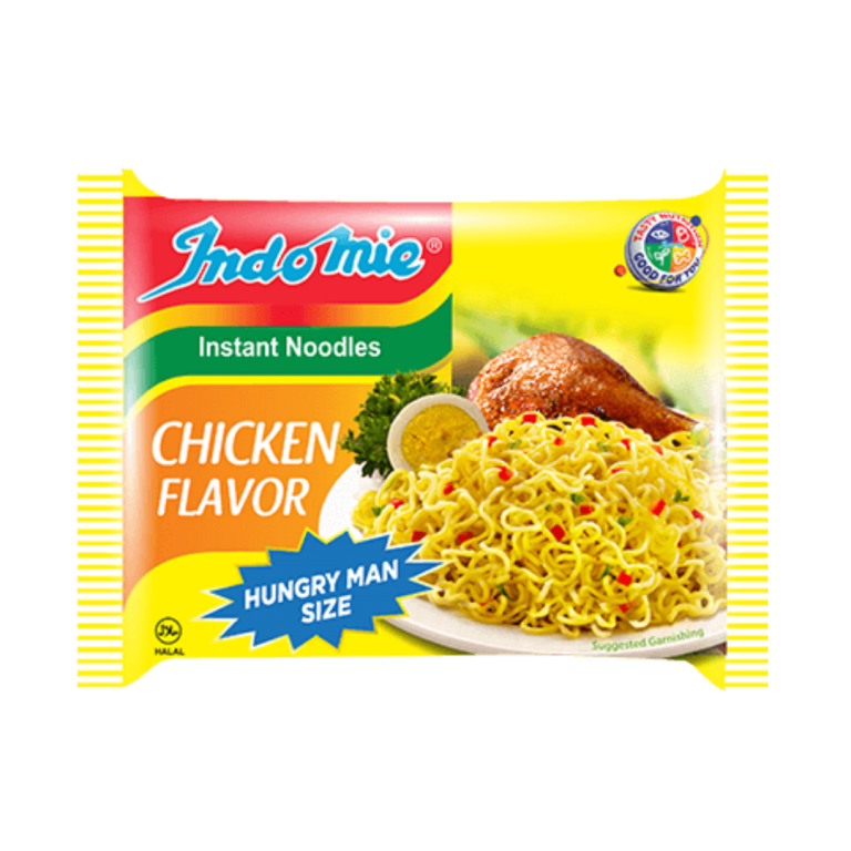 Indomie Chicken Flavour Noodles Hungry Man – 180g  (Carton)
