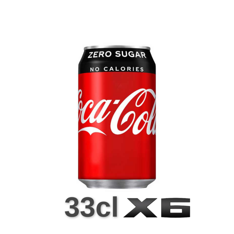 Coca-Cola Zero Can | 33cl x6