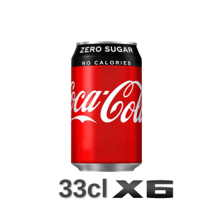 Coca-Cola Zero Can | 33cl x6