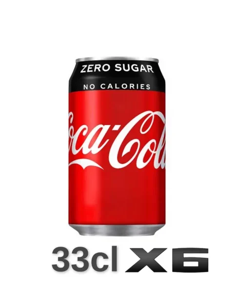 Coca-Cola Zero Can | 33cl x6