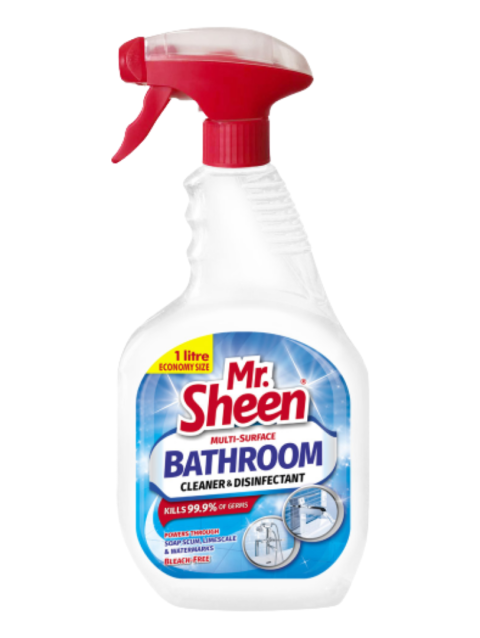 Mr. Sheen Multi- Surface Bathroom Cleaner and Disinfectant -1L