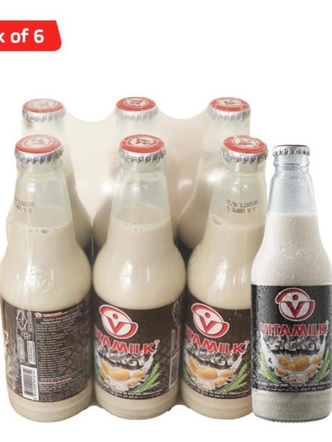 Vitamilk Double Choco Shake Soy Milk Bottle - 300ml (Pack of 6)