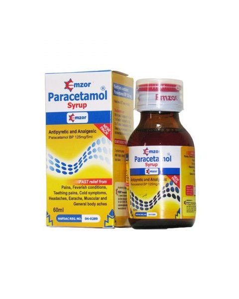 Emzor Paracetamol Syrup | 60ml