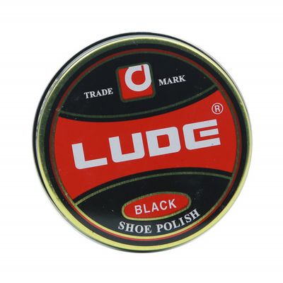 Lude Shoe Polish Black- 40g