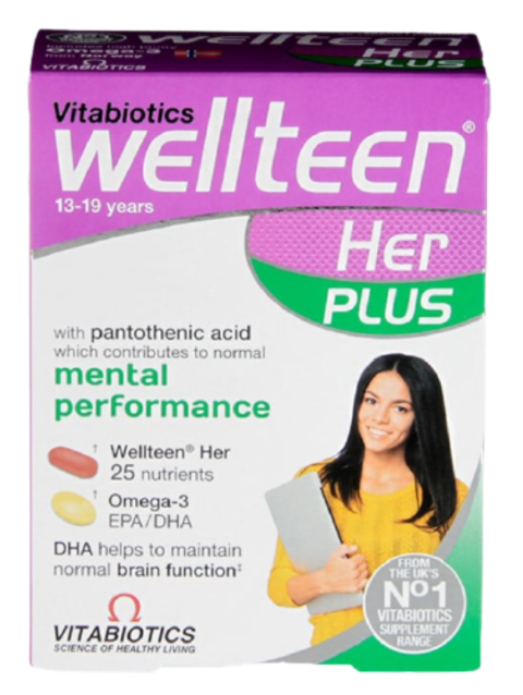 Wellteen Her Plus 13-19 Years -56 Tablets