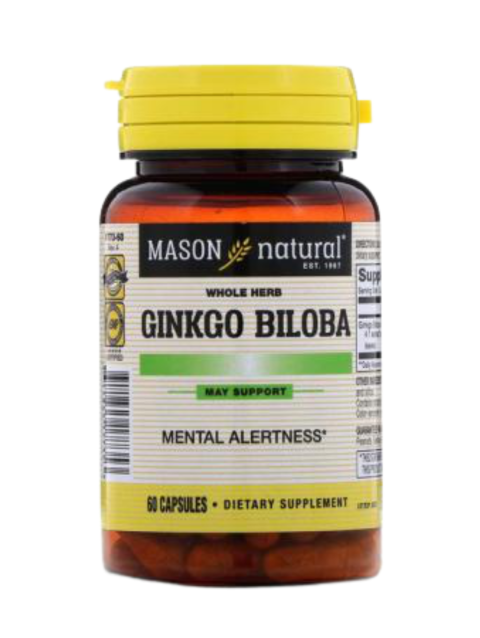 Mason Ginkgo Biloba 60 Capsules -500mg