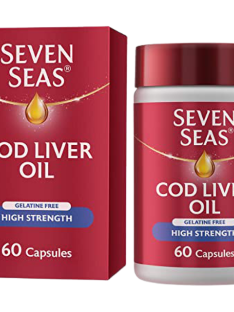Seven Seas Cod Liver Oil High Strength -60 Capsules
