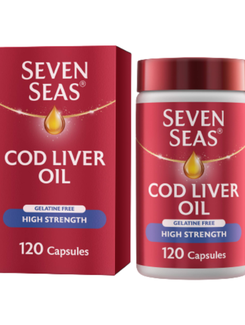 Seven Seas Cod Liver Oil High Strength -120 Capsules