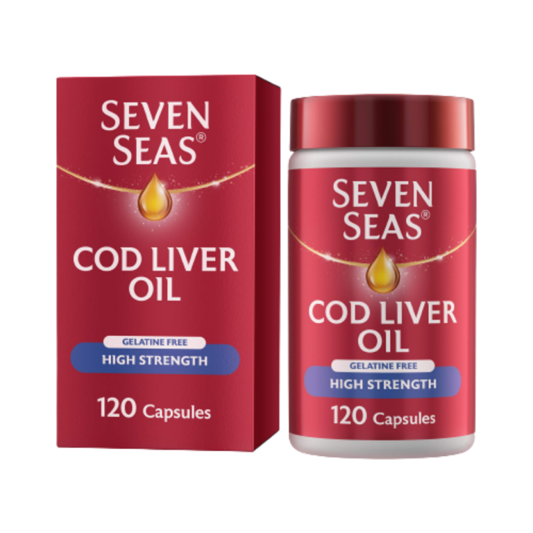 Seven Seas Cod Liver Oil High Strength -120 Capsules