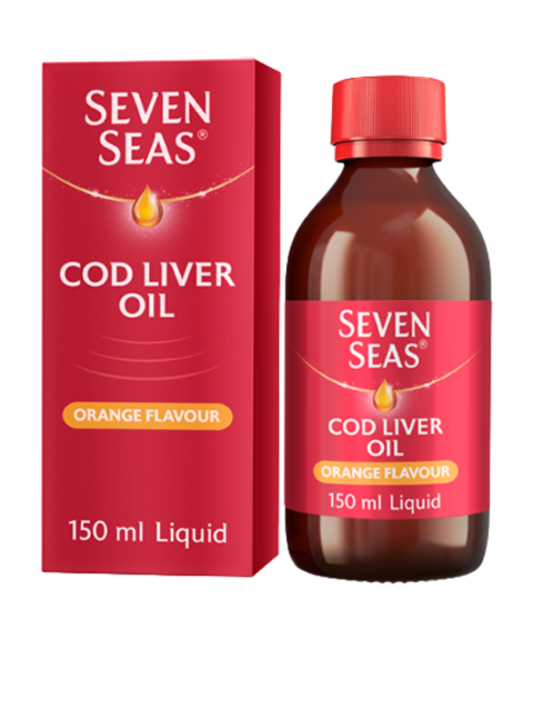 Seven Seas Cod Liver Oil Orange -150ml