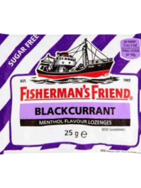 Fisherman's Friend Blackcurrant Sugar-Free (24 Lozenges)