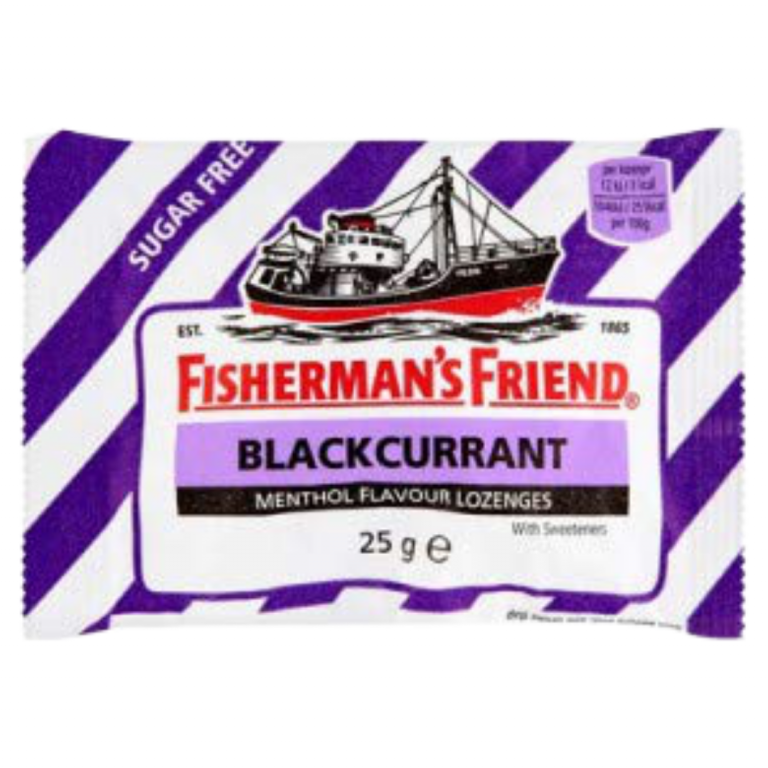 Fisherman’s Friend Blackcurrant Sugar-Free (24 Lozenges)