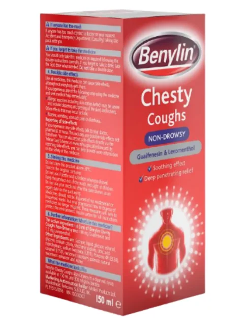 Benylin Chesty Coughs Non-Drowsy (150ml)