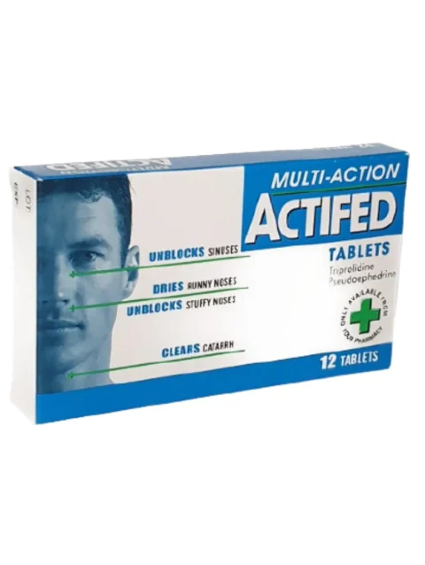 Actifed Multi-Action (12 Tablets)