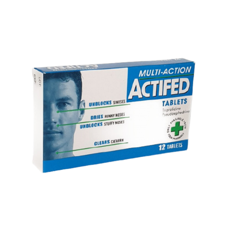 Actifed Multi-Action (12 Tablets)