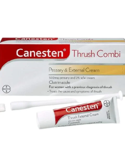 Canesten Thrush Combi Pessary + External Cream 2% w/w -500mg