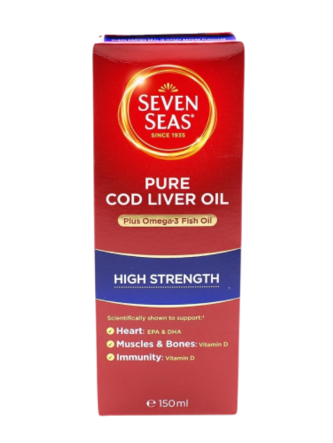 Seven Seas Cod Liver Oil High Strength -150ml