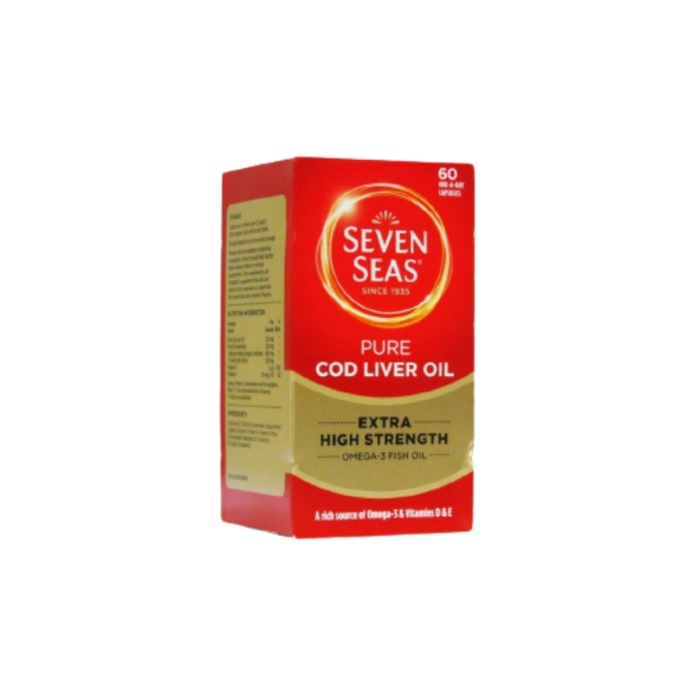 Seven Seas Cod Liver Oil Extra High Strength -60 Capsules