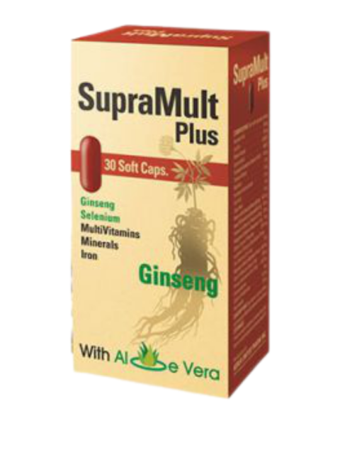 Supramult Plus Ginseng With Aloe Vera -30 Capsules
