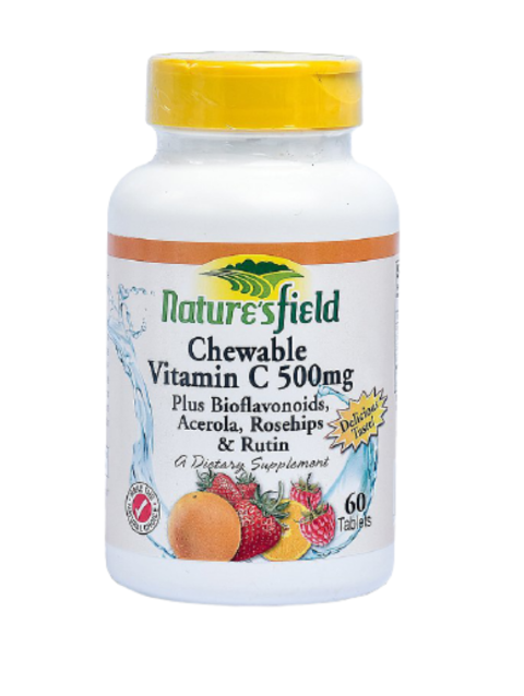 Nature's Field Chewable Vitamin C -30 Tablets