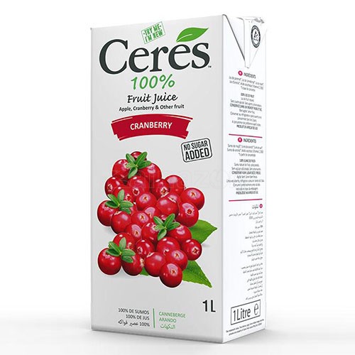 Ceres Cranberry and Kiwi Juice – 1L