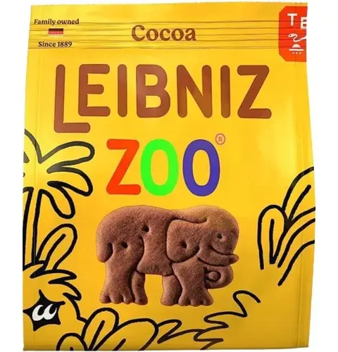 Leibniz Zoo Cocoa Biscuits (100g)