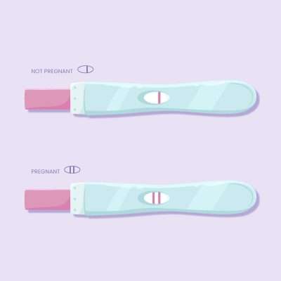 pregnancy test strip result