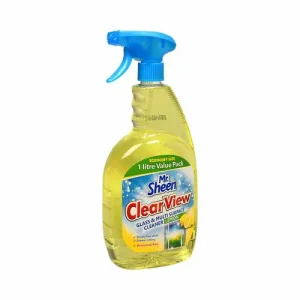 Mr Sheen Clear View Glass & Multi Surface Cleaner Lemon	(1Ltr)