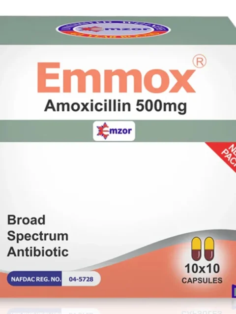 Emmox (Amoxicilin) | 500mg per card from HTS Plus