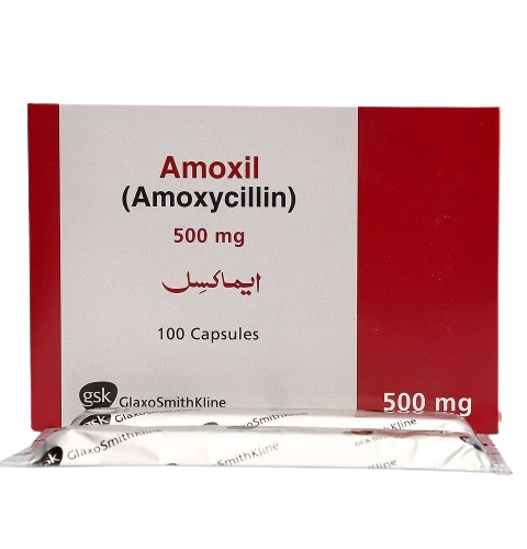 Glaxosmithkline Amoxil (250mg x 100Caps)(Per Card)