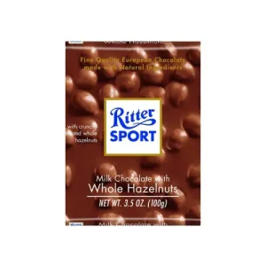 Ritter Hazelnut Milk Chocolate (100g)