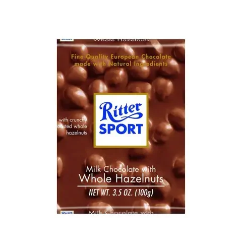 Ritter Hazelnut Milk Chocolate (100g)