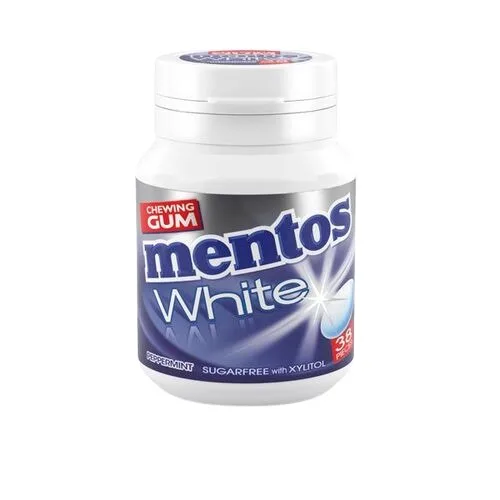 Mentos White Chewing Gum (38s)