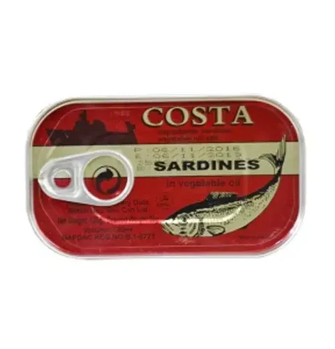 Costa Sardines In Vegetable Oil 125g